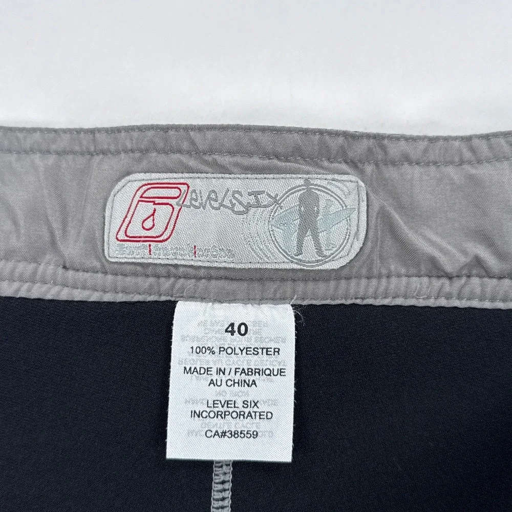Level Six Mens 40 Lined Boardshorts Neoprene Liner Whitewater Kayak Shorts Navy